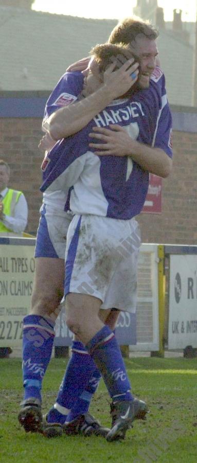 Harsley Goal Celebration