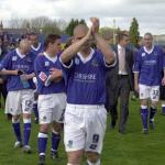 Matthew Tipton leads Lap of Honour