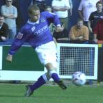 Martin Bullock shoots just wide