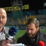 Mark Clemmit BT Sport presenter (left)
